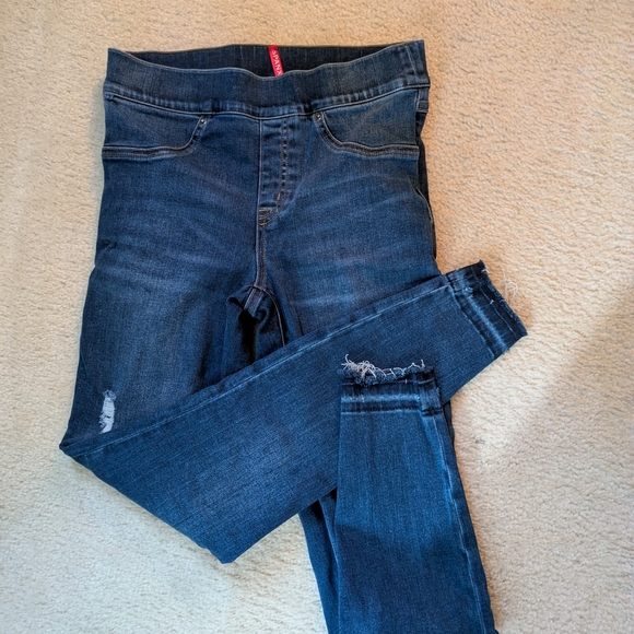 SPANX Dark Blue Skinny Jeans for Women S/P - Picture 3 of 11